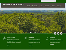 Tablet Screenshot of naturespackaging.org